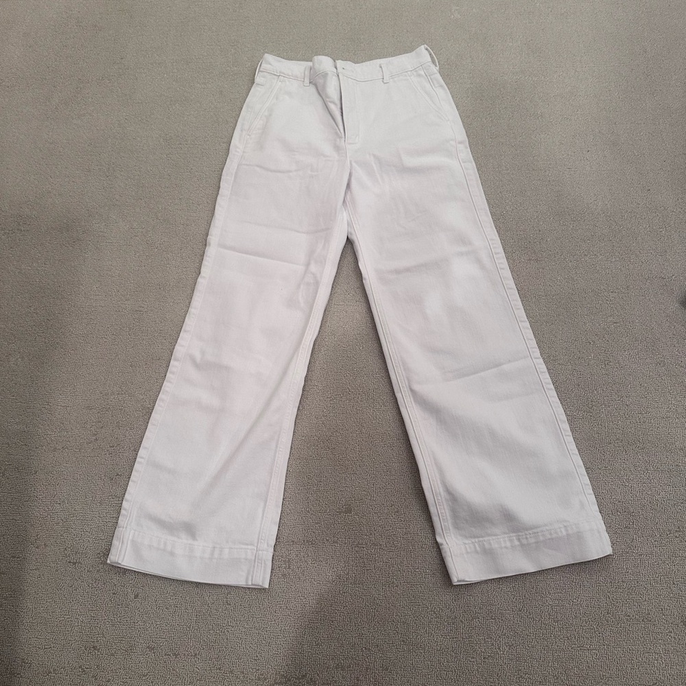 White Wide leg J.Crew jeans